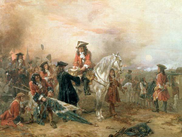 Robert Alexander Hillingford Duke of Marlborough signing the Despatch at Blenheim oil painting picture